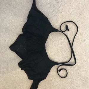 Black swimsuit top